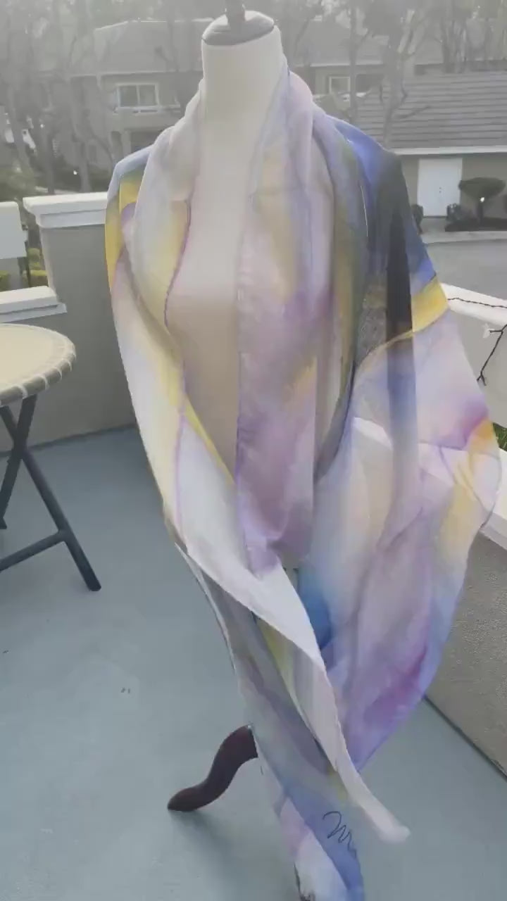 Orchid Silk &amp; Modal Scarf — product video thumbnail